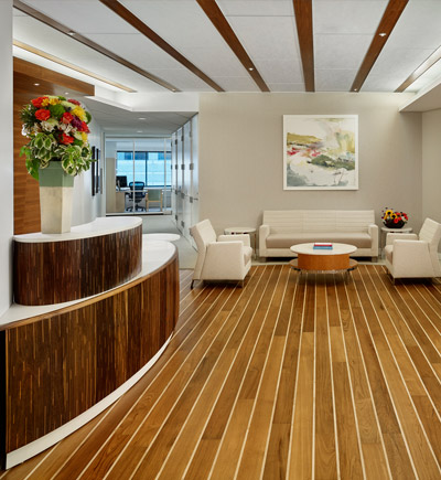 welcoming upscale reception room construction | Rossi Builders Photos