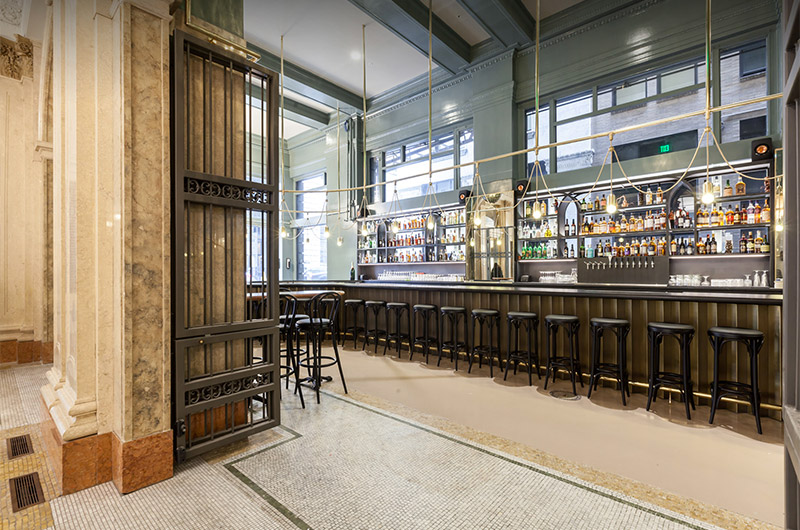 retail remodel for classy bar and eatery | Rossi Builders Photos