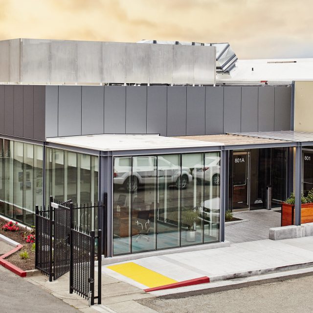 ground-up construction with glass entryway | Rossi Builders Photos